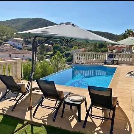 Villa Soleil - Vue Et Montagne - Piscine Privee, Tennis, Acces A Pied Roquebrune-sur-Argens
