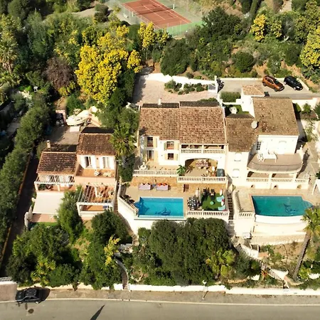 Villa Soleil - Vue Et Montagne - Piscine Privee, Tennis, Acces A Pied